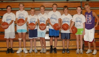 Local youth in grades six through eight participated in the Bethany College Basketball Day Camp for Girls from June 9 through