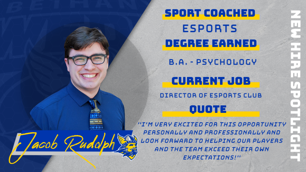 RUDOLPH NAMED NEW DIRECTOR OF ESPORTS 