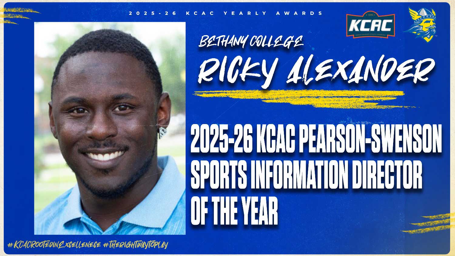 ALEXANDER NAMED 2025-26 KCAC PEARSON-SWENSON SID OF THE YEAR 