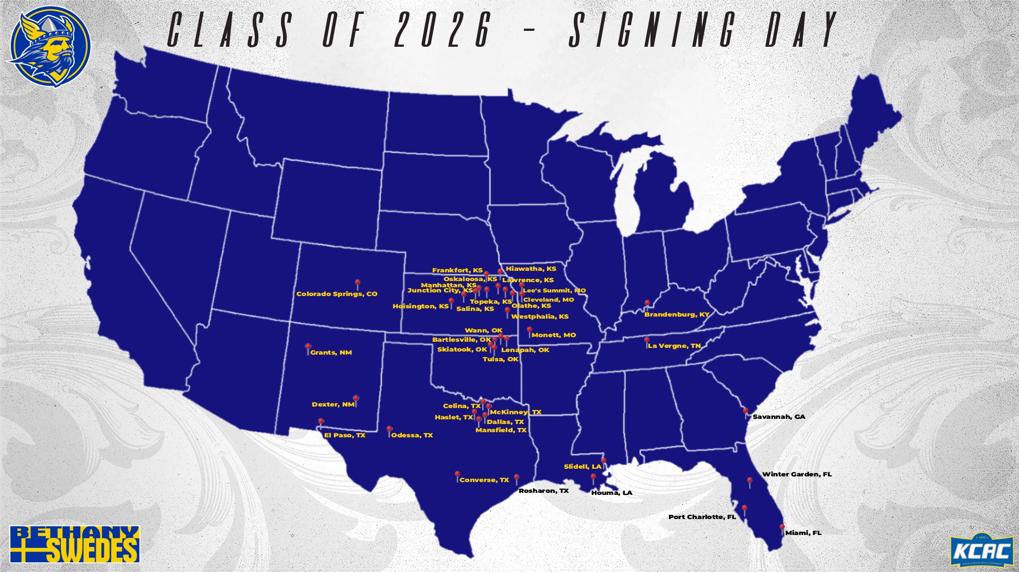 SWEDES&rsquo; FOOTBALL ANNOUNCES 2026 NATIONAL SIGNING DAY SIGNEES