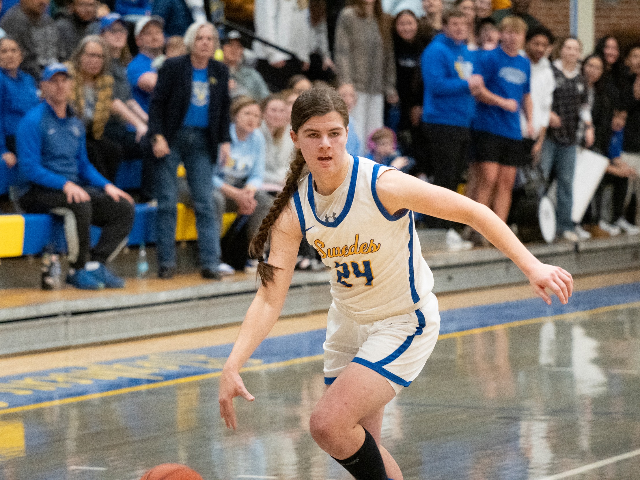 WALDEN SECURES FIRST DOUBLE-DOUBLE; SWEDES WIN FIFTH IN A ROW